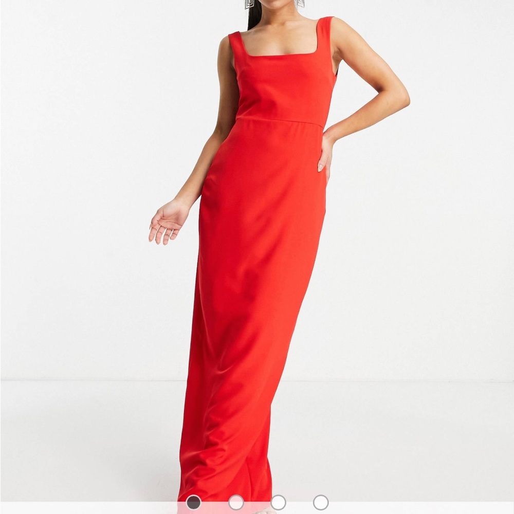 ASOS vesper red dress